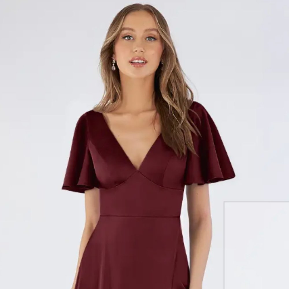 Cabernet Azazie Bridesmaid Dress